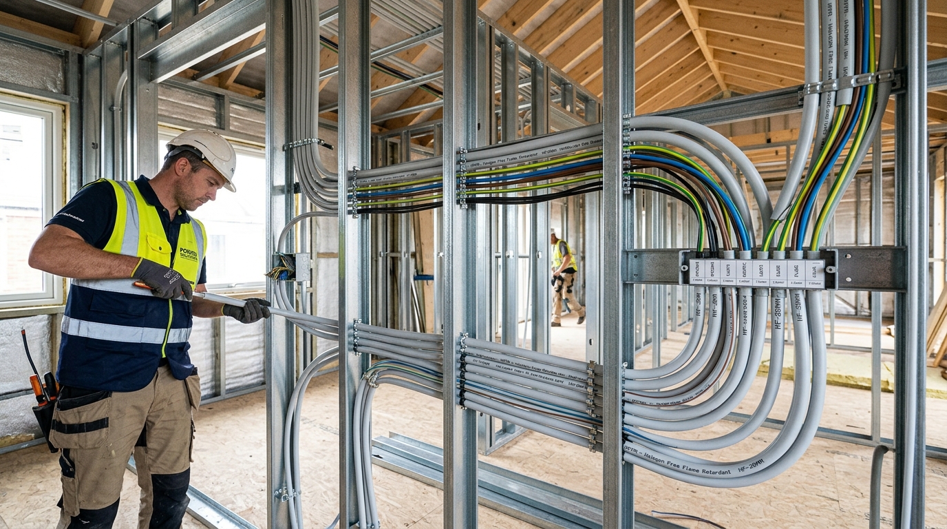Prefabrik Yapılarda Elektrik Tesisatı Nasıl Çekilir? Gizli ve Sıva Altı Tesisat