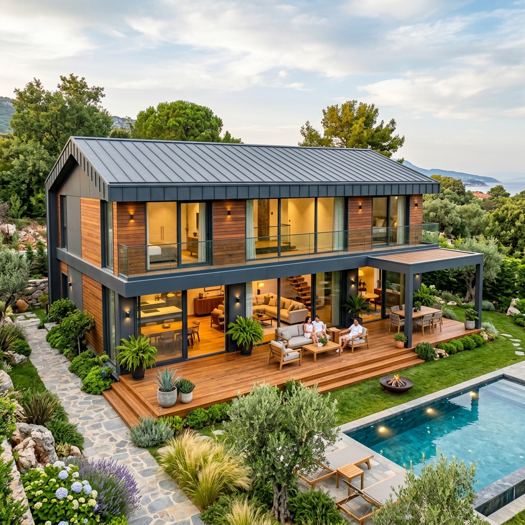 Prefabrik Villa Modelleri: Estetik, Hız ve Lüksün Birleşimi