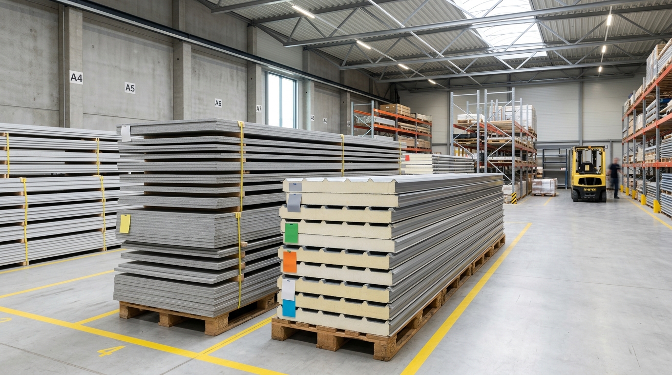 Fibercement Panel (EPS Dolgulu) - SerPAN Prefabrik