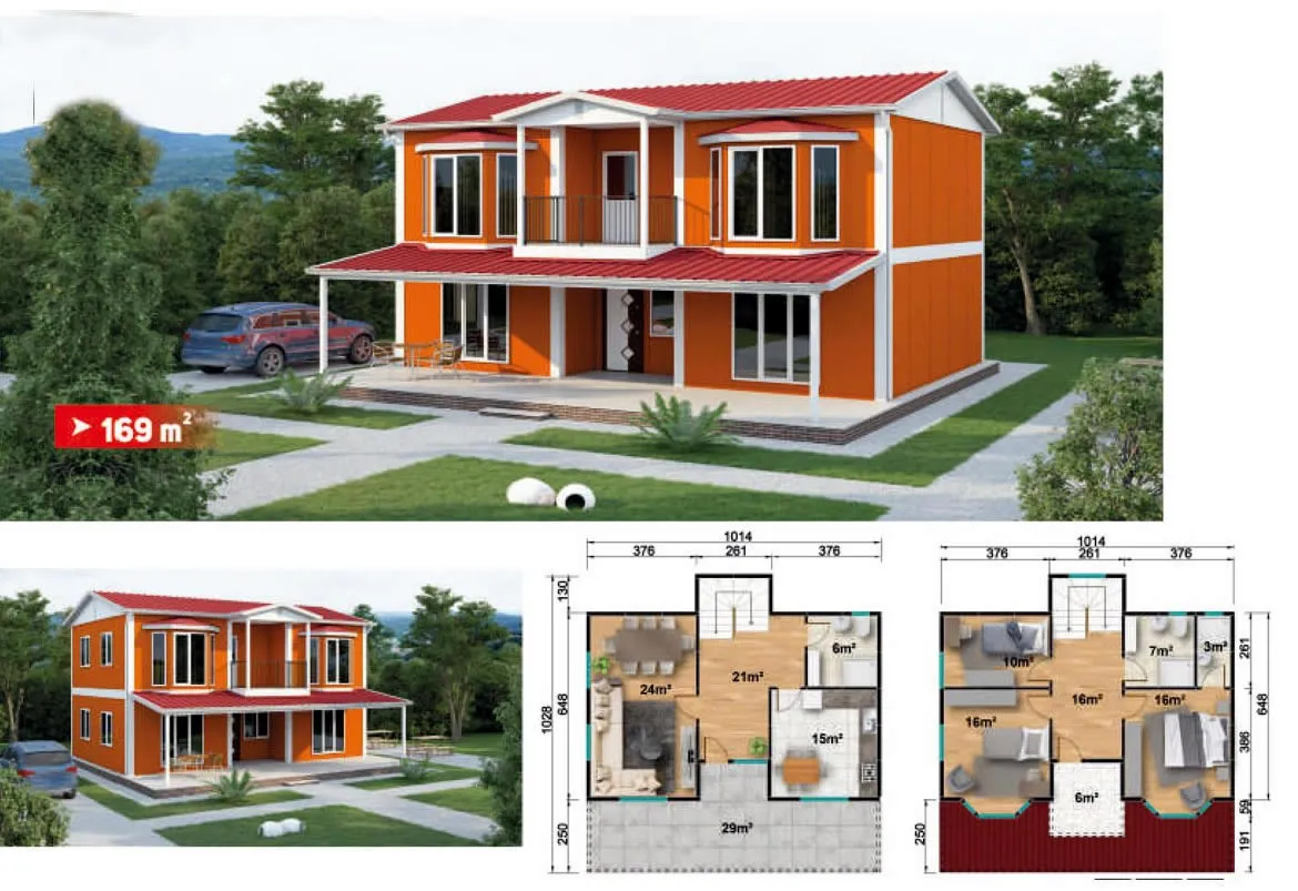 Dubleks Prefabrik Ev - 169 m²