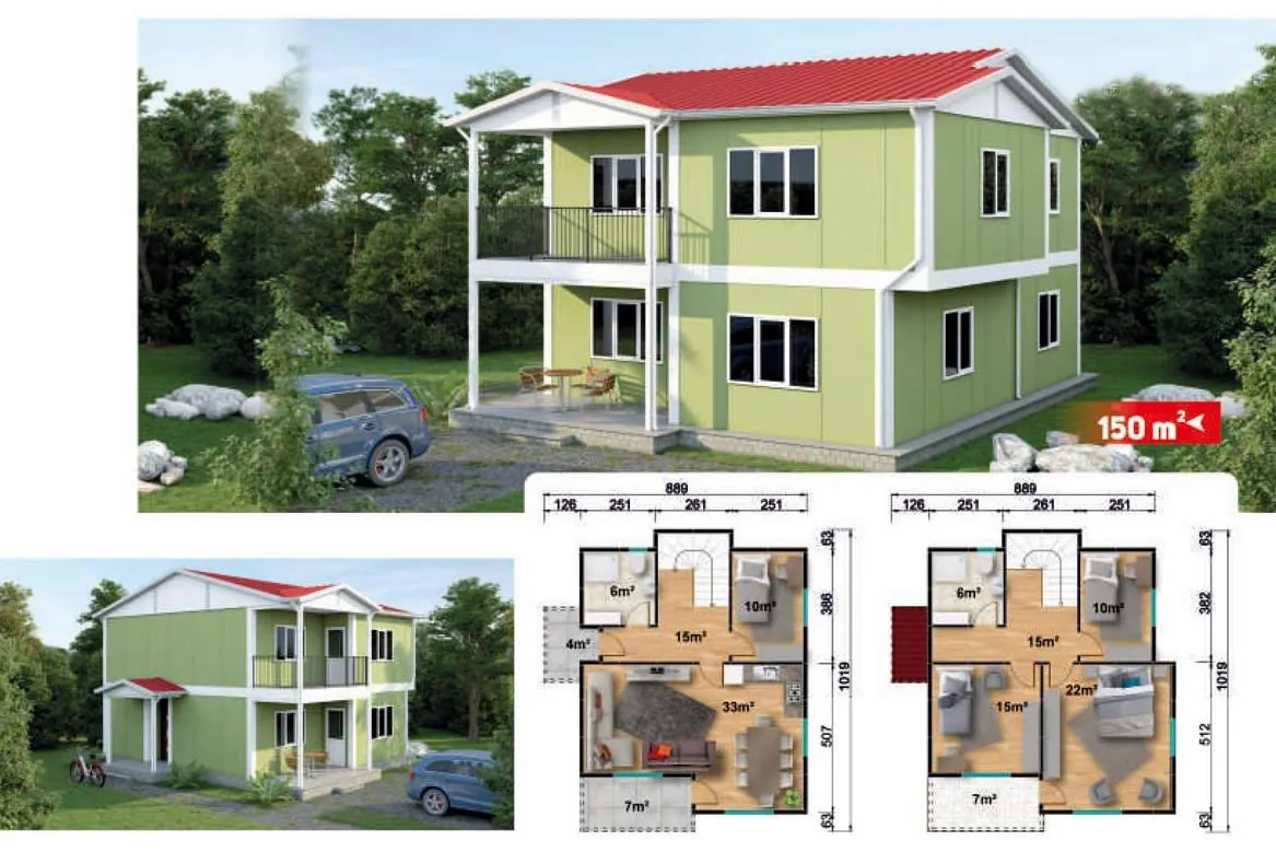 Çift Katlı Prefabrik Villa